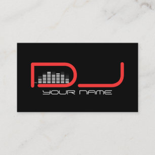 Coole DJ Business Card Visitenkarte
