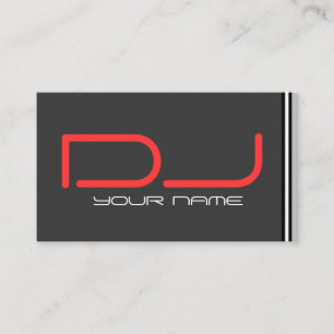 Coole DJ-Geschäfts-Karte Visitenkarte