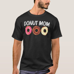 Coole Donut-Kunst für Mama Sugar Glazed Schokolade T-Shirt