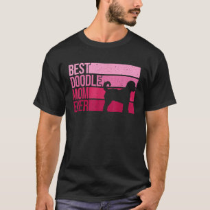 Coole Doodle-Mutter-Kunst Frauen Mädchen Aussiedoo T-Shirt