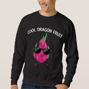 Coole Drachenfrucht mit Sonnenbrille Bekleidung tr Sweatshirt