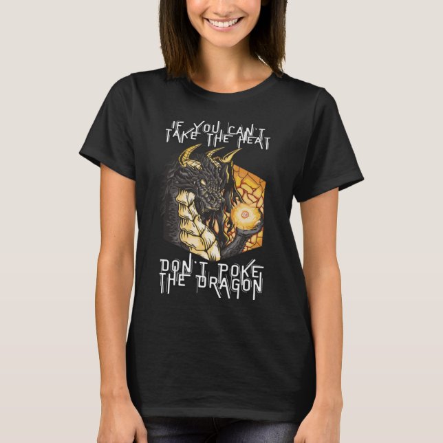 COOLE DRAGON FLAME-LEISTUNGEN DER BRANDFLYING-SPEW T-Shirt (Vorderseite)