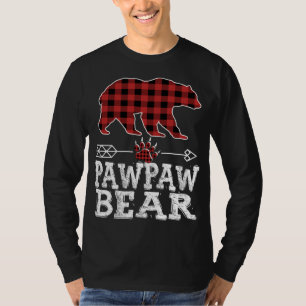 Coole dunkelrote karierte Weihnachts-Daddy-Pyjama- T-Shirt