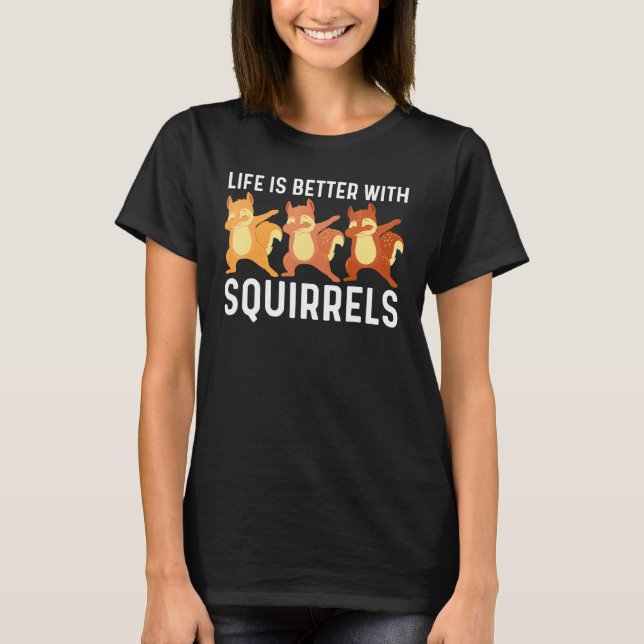 Coole Eichhörnchenkunst Vater Papa Chipmunk Prairi T-Shirt (Vorderseite)