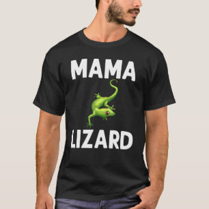 Coole Eidechse für Frauen Mutter Gecko Grüne Repti T-Shirt