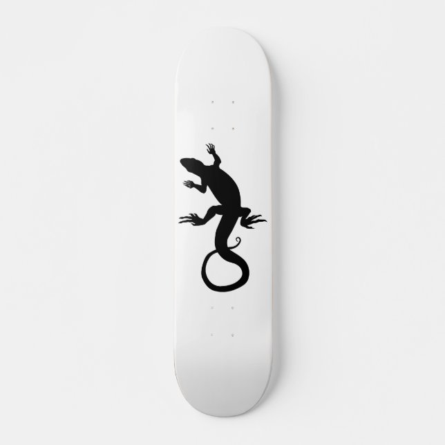 Coole Eidechsen-Kunstskateboard-Geschenke u. Skateboard (Vorne)