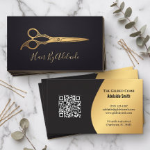 Coole einfache falsche Gold-Schere Friseur