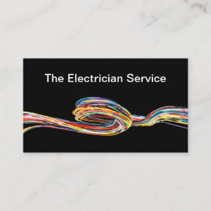 Coole Einmalige Visitenkarten für Elektroinstalla Visitenkarte