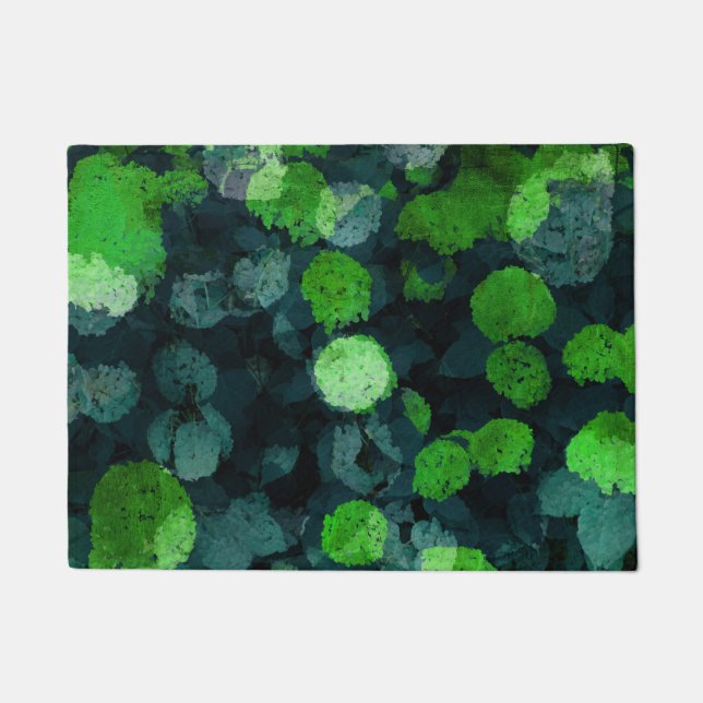 Coole, einzigartige Kunst des Blumenmusters / Blum Fußmatte (Vorderseite)