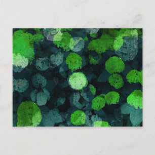 Coole, einzigartige Kunst des Blumenmusters / Blum Postkarte