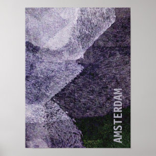 Coole, einzigartige moderne Amsterdamer Designkuns Poster