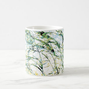 Coole, einzigartige moderne Blume Blumendesign Art Kaffeetasse