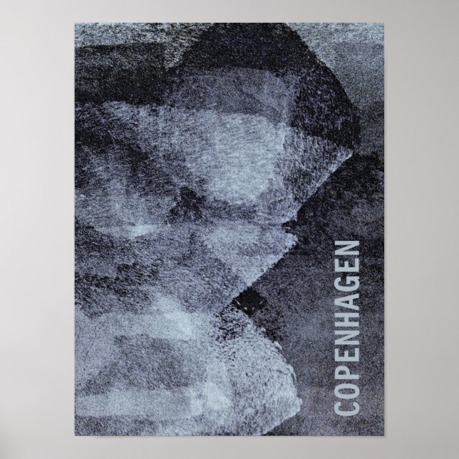 Coole, einzigartige moderne Designkunst aus Kopenh Poster (Vorne)