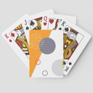 Coole, einzigartige, trendige, geometrische Abbild Spielkarten