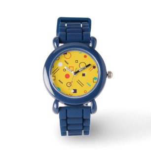 Coole, einzigartige, trendige, geometrische Memphi Armbanduhr