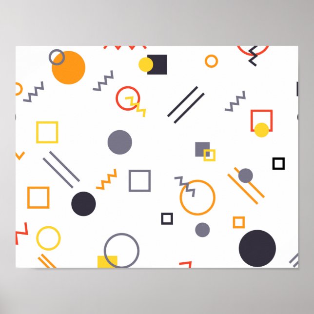 Coole, einzigartige, trendige, urbane abstrakte Il Poster (Vorne)