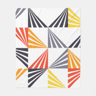 Coole, einzigartige, trendige, urbane, bunte Dreie Fleecedecke