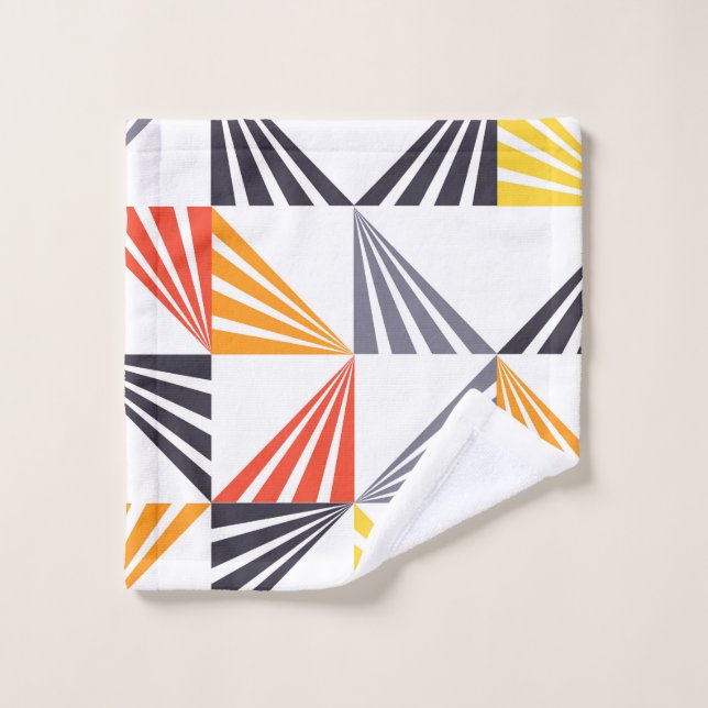 Coole, einzigartige, trendige, urbane, bunte Dreie Waschlappen (Waschlappen)