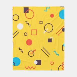 Coole, einzigartige, trendige, urbane geometrische fleecedecke