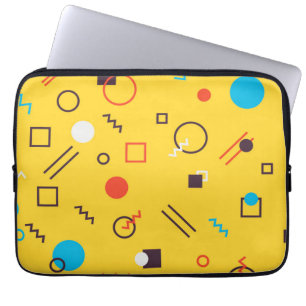 Coole, einzigartige, trendige, urbane geometrische laptopschutzhülle