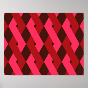 Coole, einzigartige, trendige, urbane geometrische poster