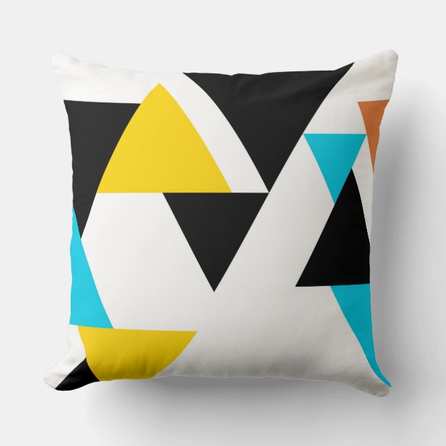 Coole, einzigartige, trendy, städtische, moderne kissen (Vorderseite)