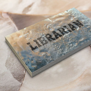 Coole Eisbibliothekarkarte Visitenkarte