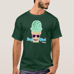 Coole Eiscreme bleibe T-Shirt
