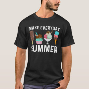 Coole Eiscreme Kunst für Männer Frauen Gelatine Kr T-Shirt