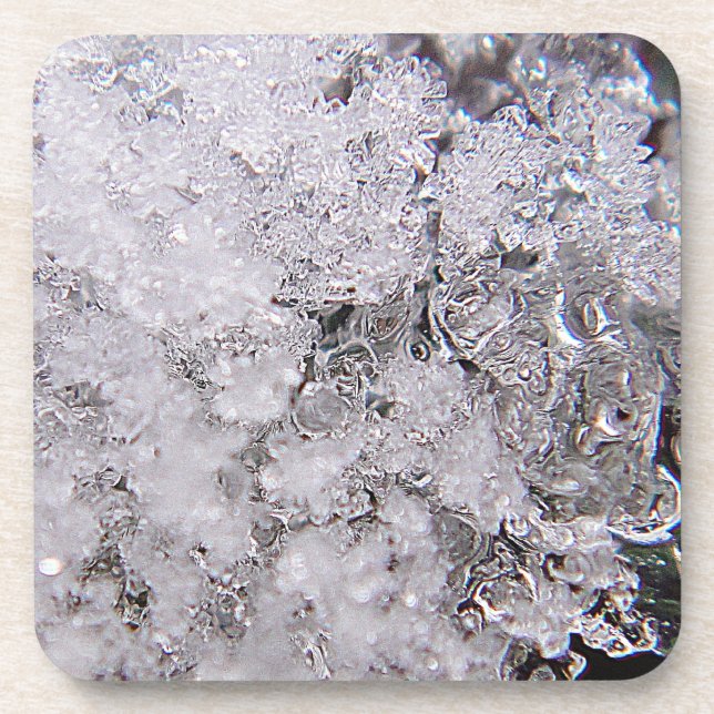 Coole Eiskrisen Getränkeuntersetzer (Vorderseite)