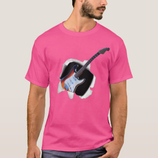 Coole elektrische akustische Gitarre Shirt Gitarri