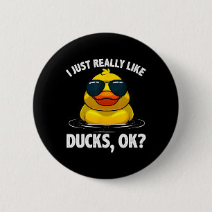 Coole Enten Frauen Entenliebhaber Ente Hu Button