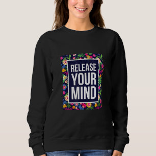 Coole Entspannung und Freispielen der Freiheit Blu Sweatshirt