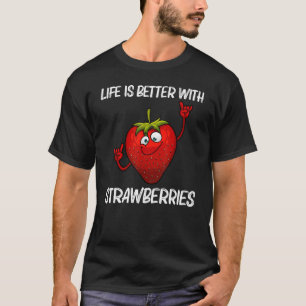 Coole Erdbeere für Männer - Frauen - Erdbeeren B T-Shirt