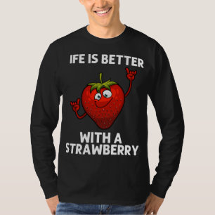 Coole Erdbeere für Männer - Frauen - Erdbeeren B T-Shirt