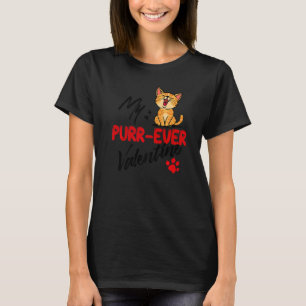 Coole Erklärung Katze Romantische Liebe Valentinst T-Shirt