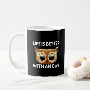 Coole Eulen-Kunst Für Männer Frauen Nachtaktiver V Kaffeetasse