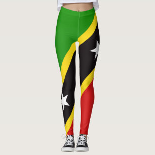 Coole Fahne aus St. Kitts und Nevis Leggings