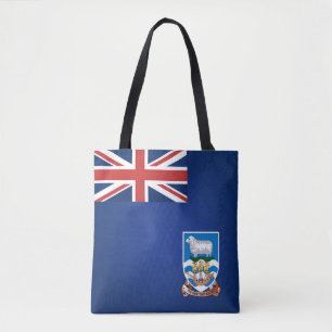 Coole Fahne der Falklandinseln Tasche