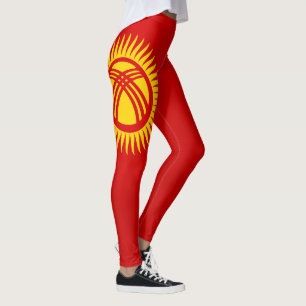 Coole Fahne Kirgisistans Leggings