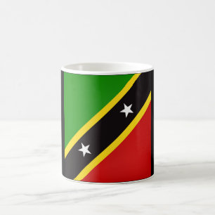 Coole Fahne St. Kitts und Nevis Kaffeetasse