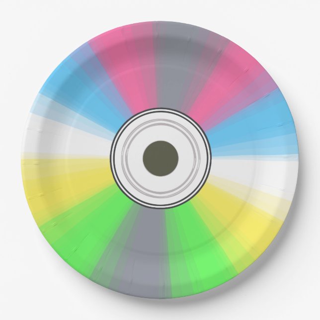 Coole Fake-CD Pappteller (Vorderseite)