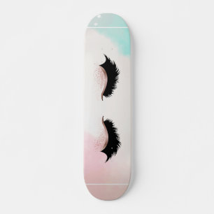 Coole falsche Wimpern für Mädchen Skateboard