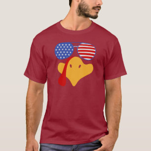 Coole Familie Matching Erntedank Türkei Gesicht T-Shirt