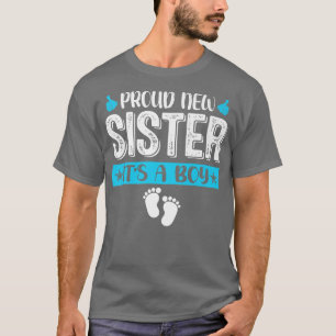 Coole Familie stolz neue Schwester Es ist ein Jung T-Shirt