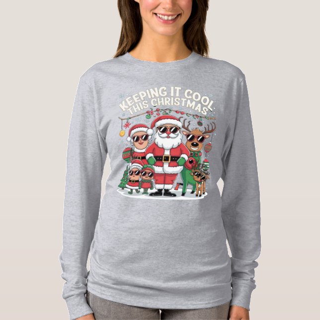 coole Familie T-Shirt (Vorderseite)