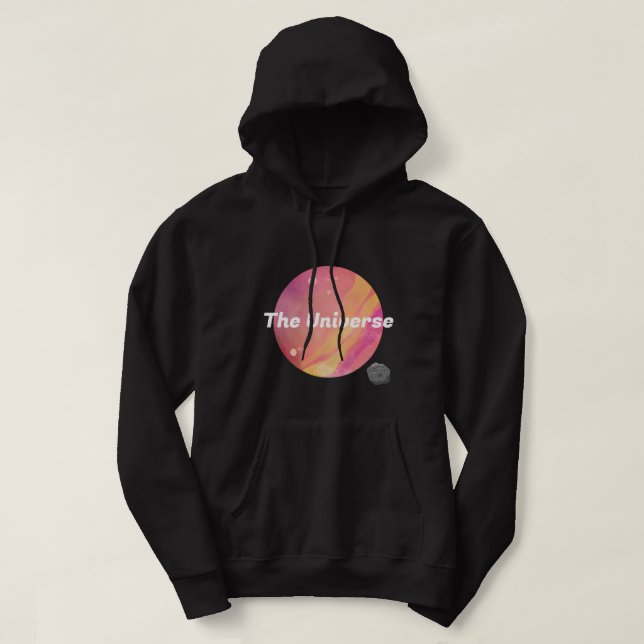 Coole Farben Das Universum l Galaxy's Edge l Black Hoodie (Design vorne)