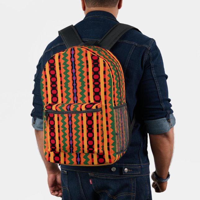 Coole Farben Entdeckungsreise nach Albergo Colmani Bedruckter Rucksack (Insitu (Modell))