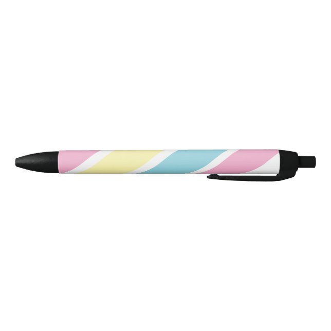 Coole Farben Streifen Kugelschreiber (Unterseite)