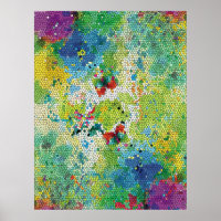 Coole farbenfrohe Aquarelleffekte